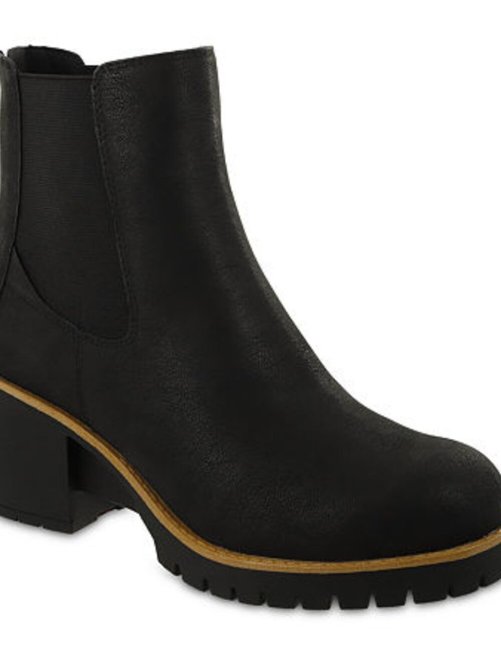 Women's Mia Amore Letty Block Heel Chelsea Boots - Black - 8 - NIB
